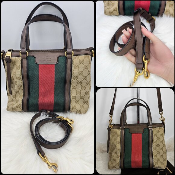 Gucci Rania Top Handle 2-Way Bag - Picture 10 of 17